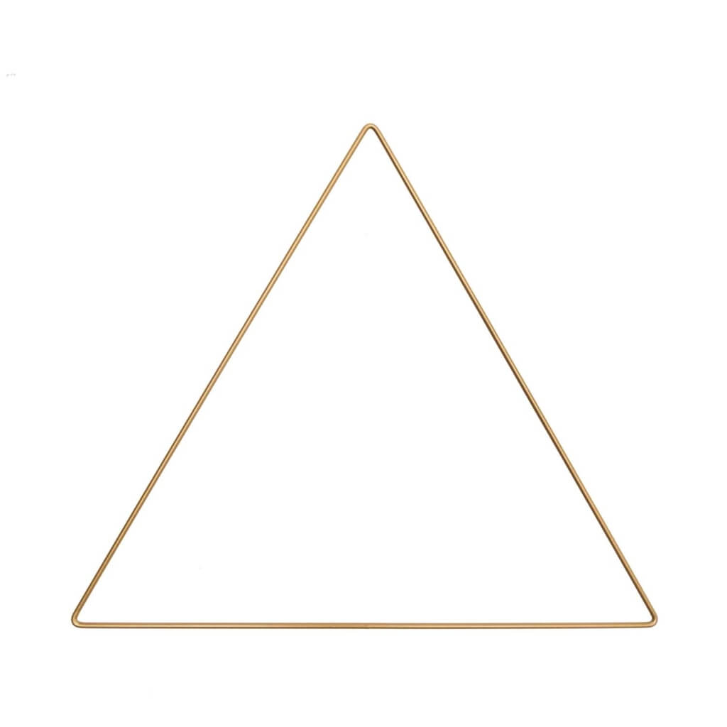 Rico Design Metallring Dreieck Gold, Farbe 300 – Metall bei Lieblingsgarn