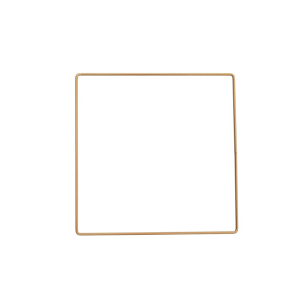 Rico Design Metallring Quadrat 10 - 30 cm, Farbe 200 – Metall bei Lieblingsgarn