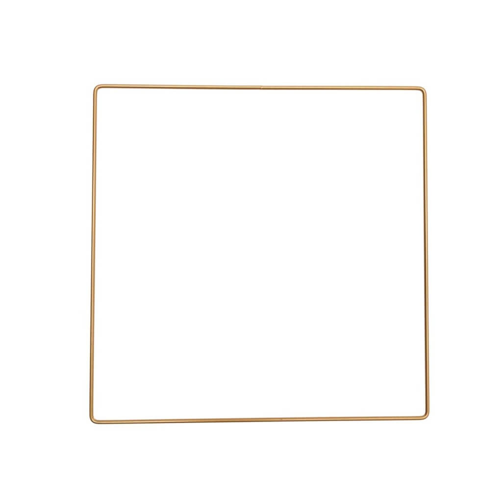 Rico Design Metallring Quadrat 10 - 30 cm, Farbe 250 – Metall bei Lieblingsgarn