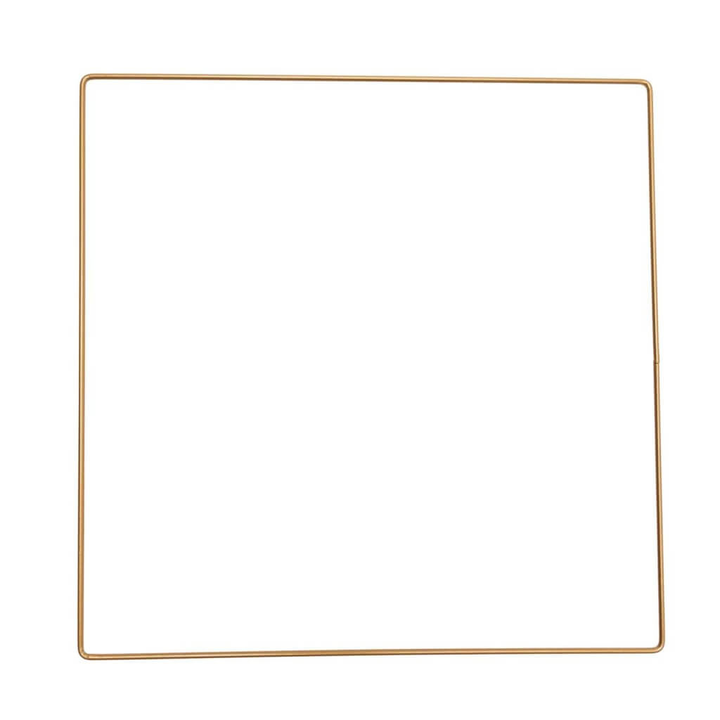 Rico Design Metallring Quadrat 10 - 30 cm, Farbe 300 – Metall bei Lieblingsgarn