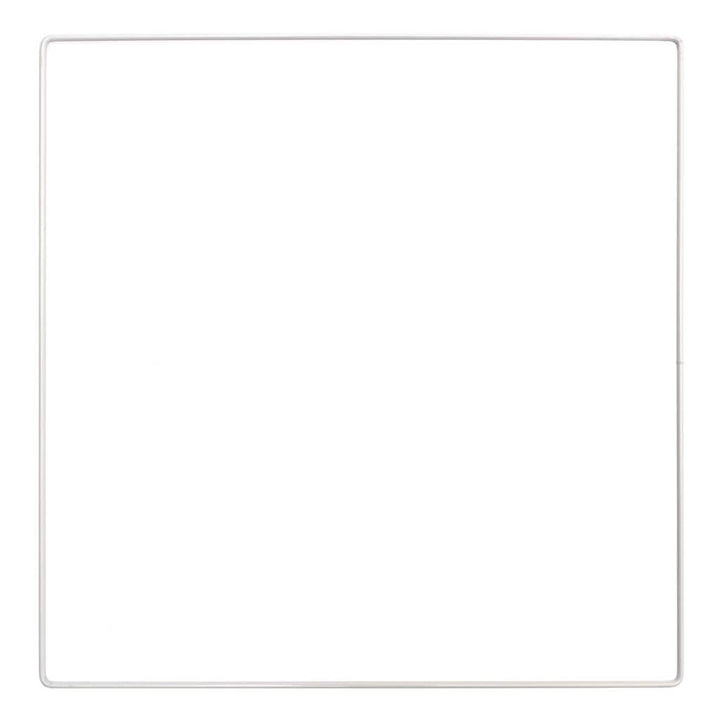 Rico Design Rico Metallring Quadrat Weiss 10 - 30 cm, Farbe 300 – Metall bei Lieblingsgarn