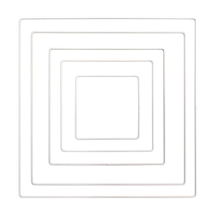 Rico Design Rico Metallring Quadrat Weiss 10 - 30 cm bei bei bei bei bei bei bei bei Lieblingsgarn