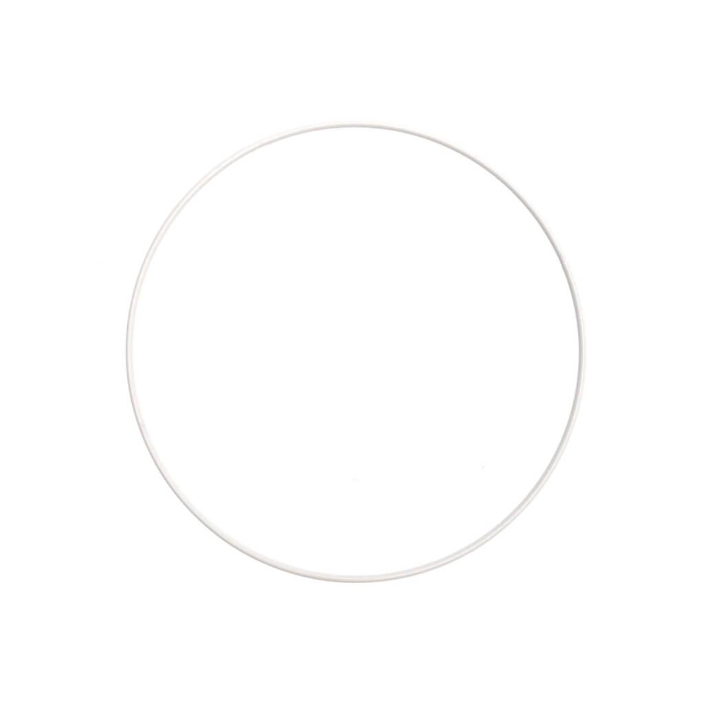 Rico Design Metallring Weiss Rund 10 - 30 cm, Farbe 20 – Metall bei Lieblingsgarn