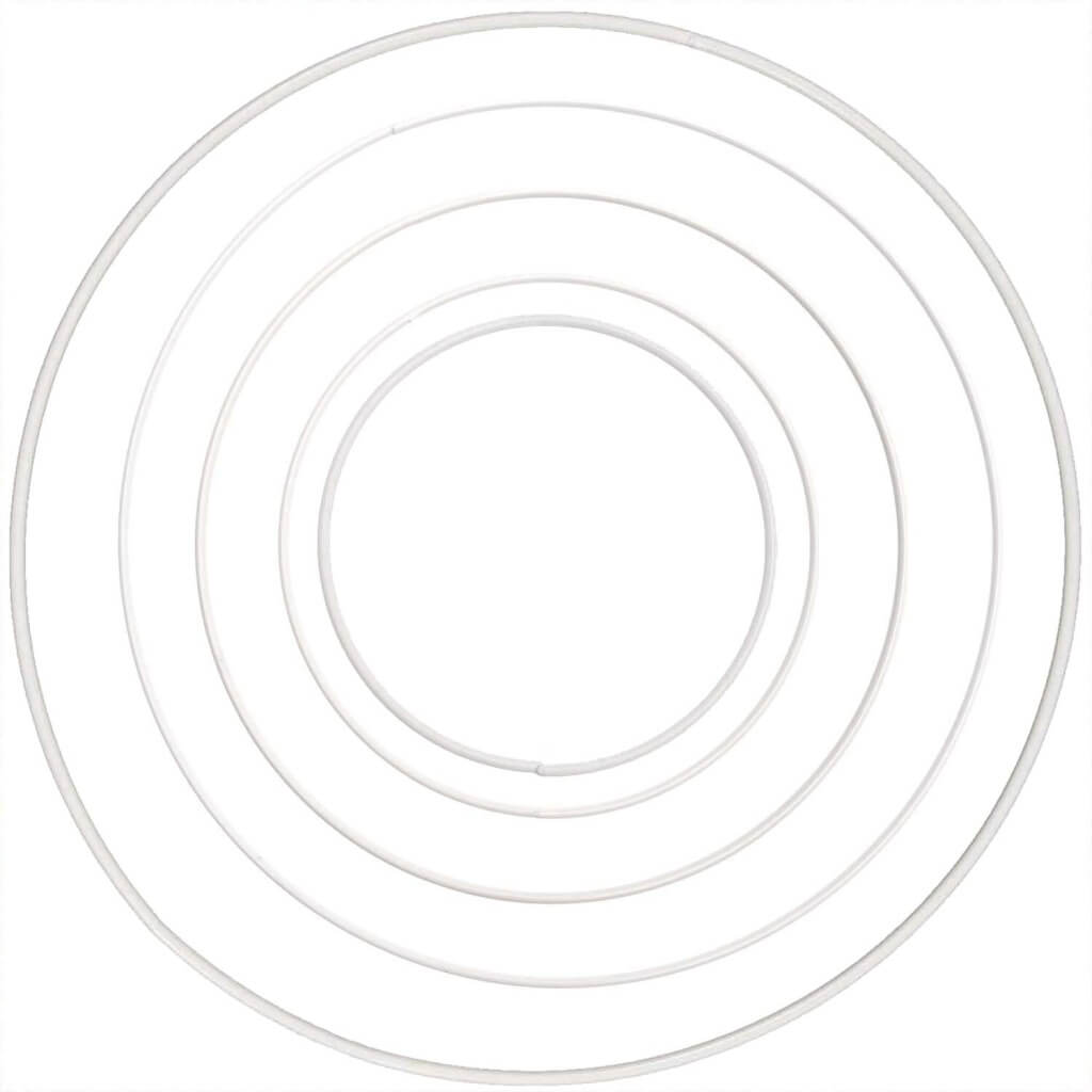 Rico Design 20 Rico Design Metallring Weiss Rund 10 - 30 cm bei bei bei bei Lieblingsgarn
