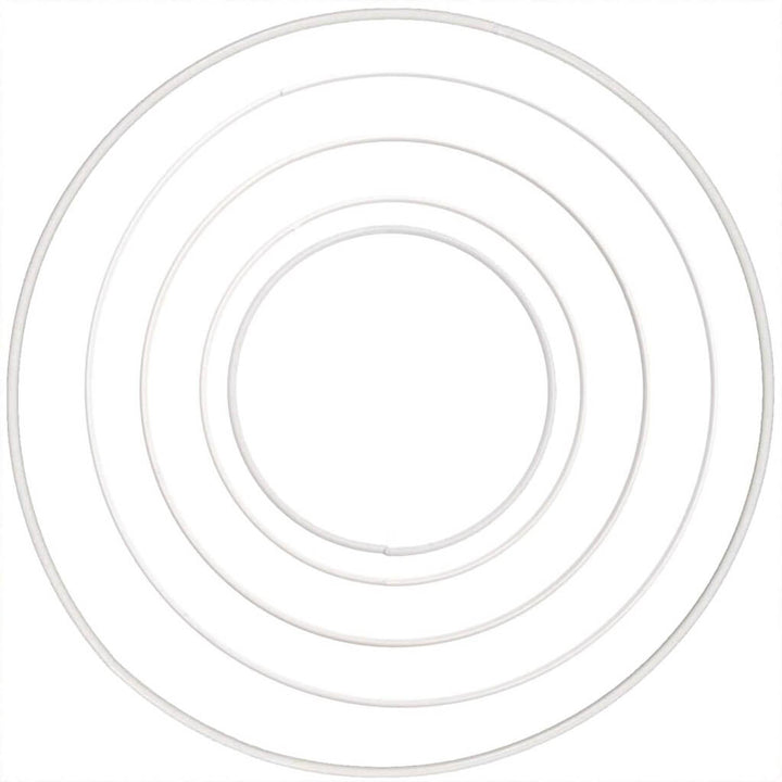 Rico Design 20 Rico Design Metallring Weiss Rund 10 - 30 cm bei bei bei bei Lieblingsgarn