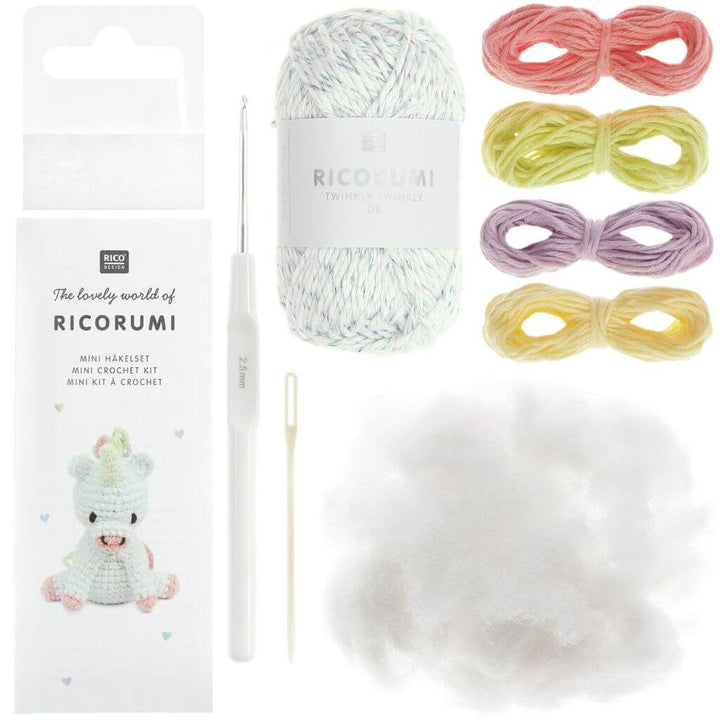 Rico Design Ricorumi Mini Easy Häkelset "Einhorn" bei bei bei bei Lieblingsgarn