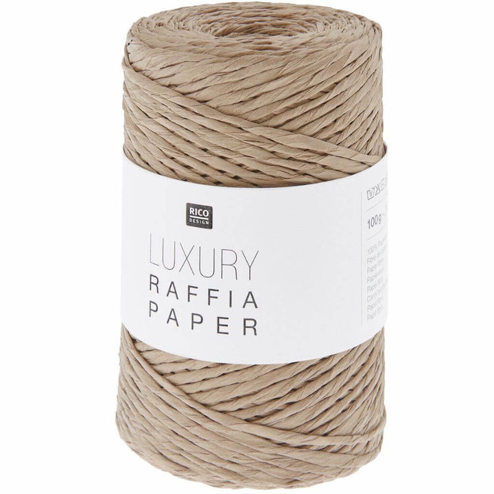 Rico Design 003 - nougat Rico Design Luxury Raffia Paper 100g Lieblingsgarn