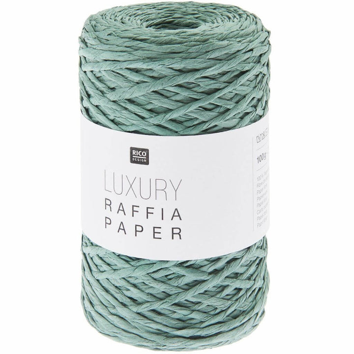 Rico Design 007 - tannengrün Rico Design Luxury Raffia Paper 100g Lieblingsgarn