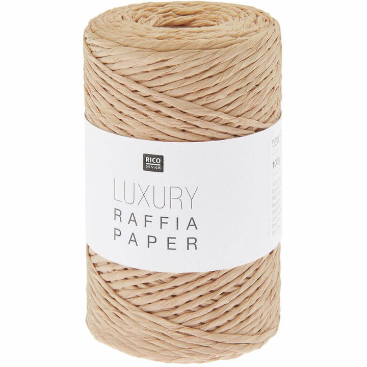 Rico Design 009 - bast Rico Design Luxury Raffia Paper 100g Lieblingsgarn