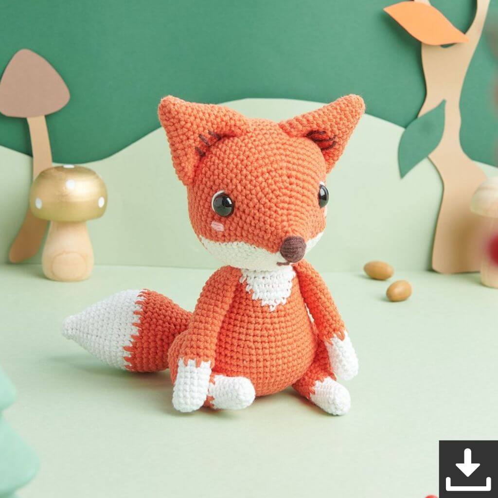 Rico Design Pattern Amigurumi Fuchs Häkelanleitung - Rico Design (PDF) bei bei bei bei Lieblingsgarn