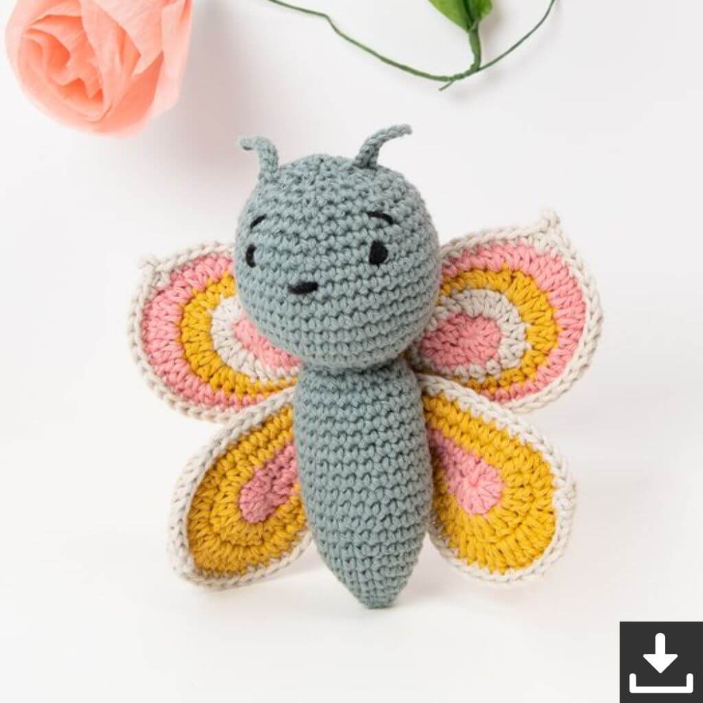 Rico Design Pattern Amigurumi Schmetterling Häkelanleitung - Rico Design (PDF) bei bei bei bei Lieblingsgarn