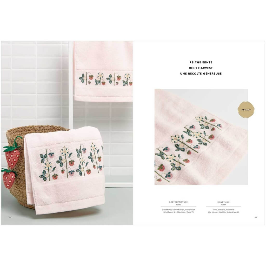 Rico Design Stickbuch Just Bees + Fruits + Flowers Nr. 181 bei bei bei bei Lieblingsgarn