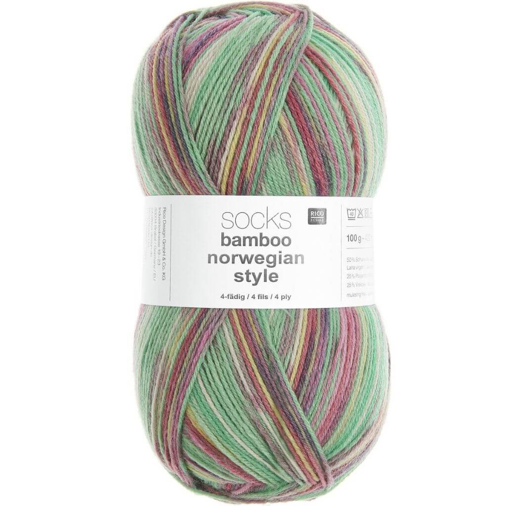 Rico Design Superba Bamboo 4-fädig, Farbe 062 Norwegian Style Raspberry – Schurwolle, Synthetik und Viskose bei Lieblingsgarn
