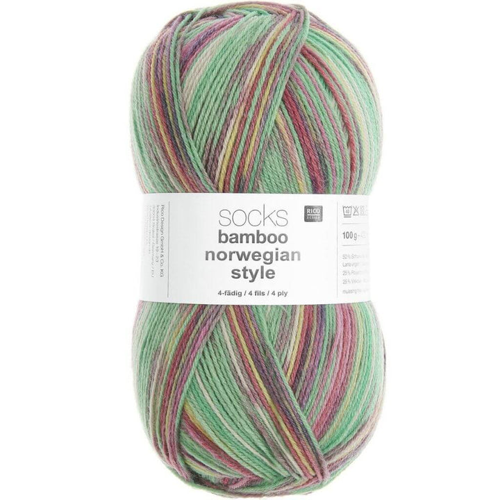 Rico Design Superba Bamboo 4-fädig, Farbe 062 Norwegian Style Raspberry – Schurwolle, Synthetik und Viskose bei Lieblingsgarn