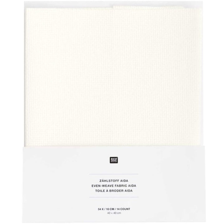 Rico Design Zählstoff 40 x 40 cm wollweiß Aida bei bei bei bei Lieblingsgarn