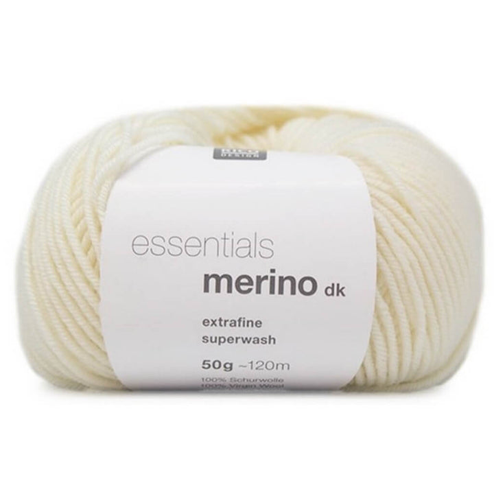 Rico Design Essentials Merino DK 50 g, Farbe 60 Natur – Merino bei Lieblingsgarn