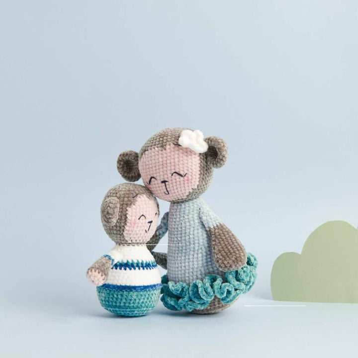 Rico Design Pattern Amigurumi Affenmama &amp; Max Häkelanleitung - Rico Design (Heft) bei bei bei bei Lieblingsgarn