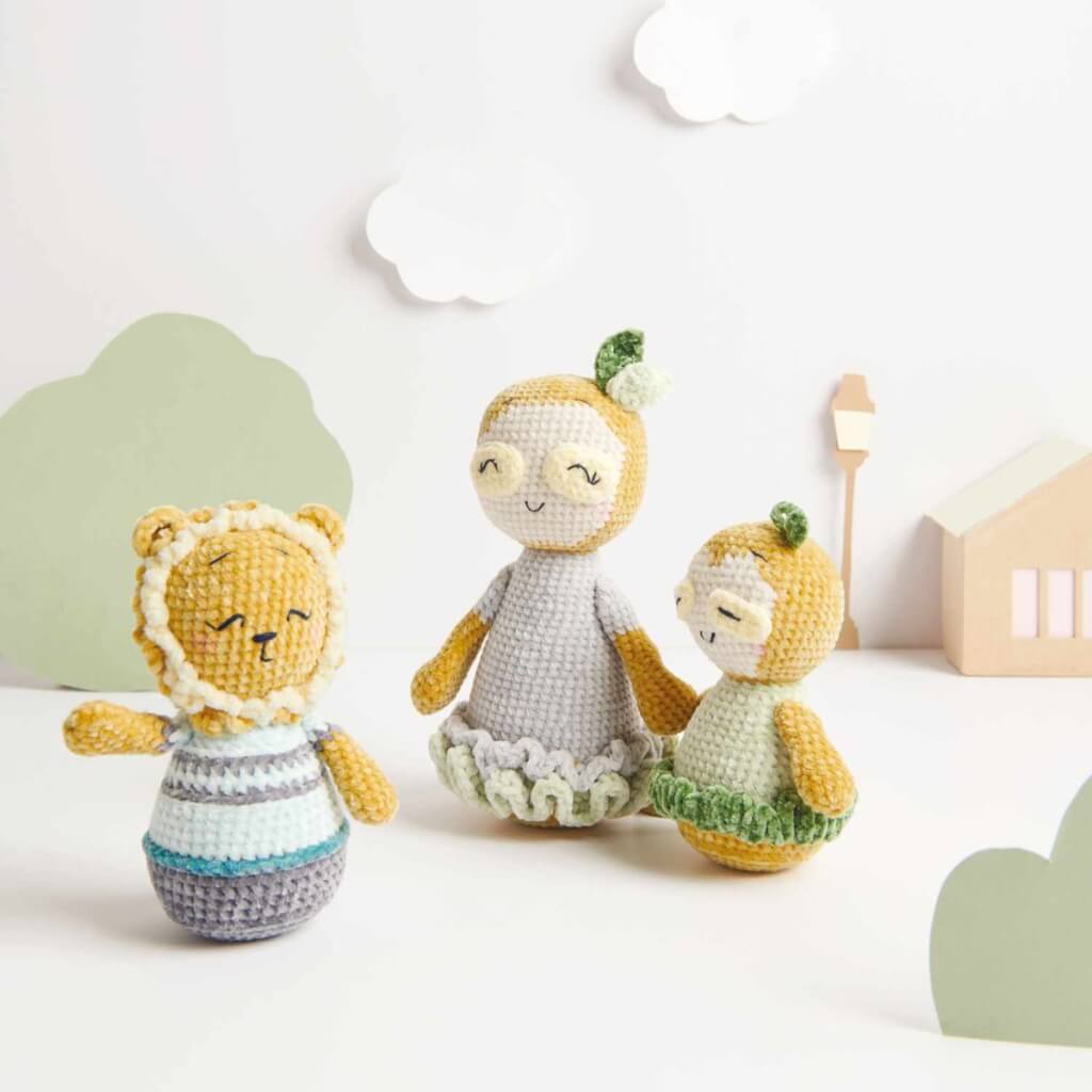 Rico Design Pattern Amigurumi Faultiermama &amp; Samy Häkelanleitung - Rico Design (Heft) bei bei bei bei Lieblingsgarn