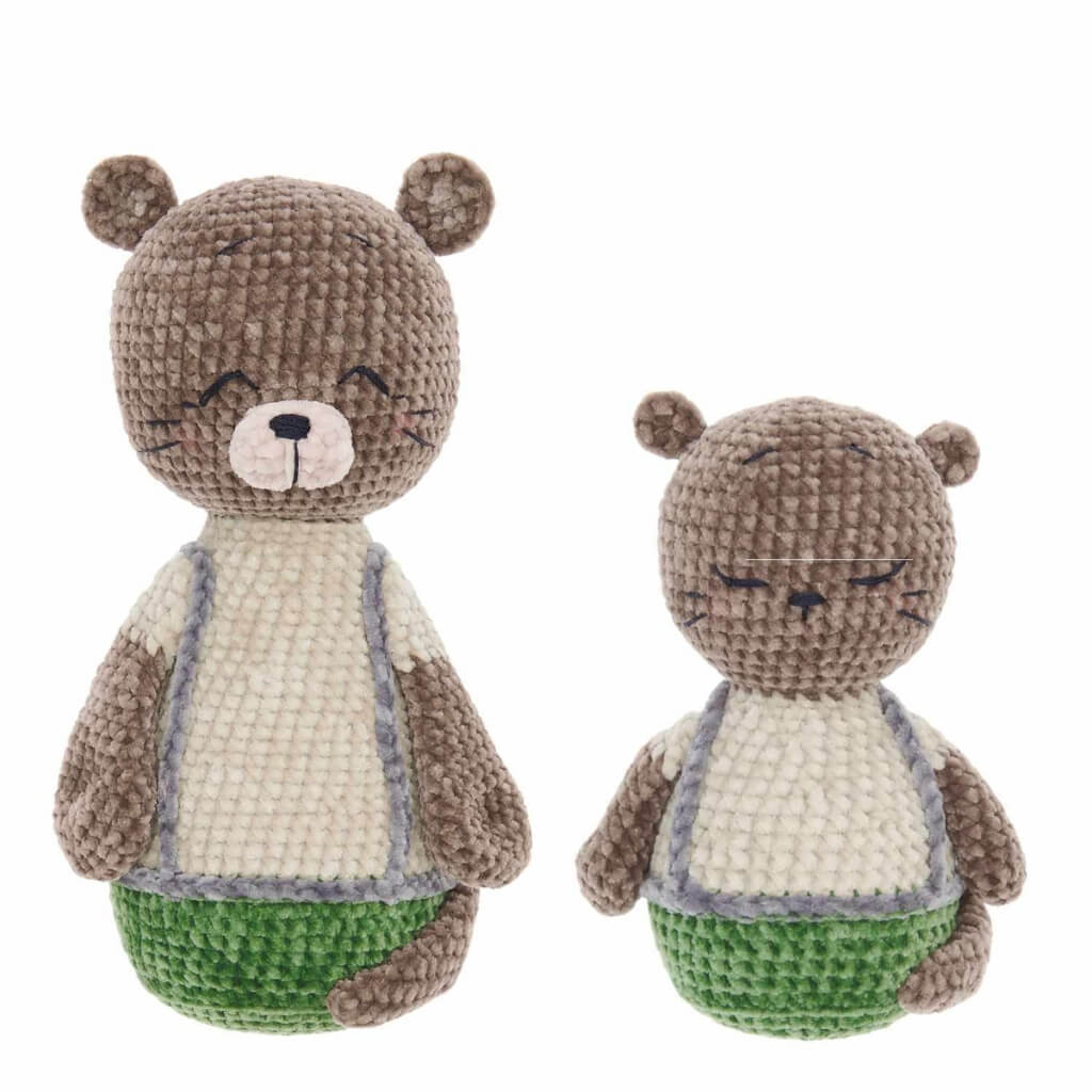 Rico Design Pattern Amigurumi Papa Otter &amp; Omar Häkelanleitung - Rico Design (Heft) bei bei bei bei Lieblingsgarn