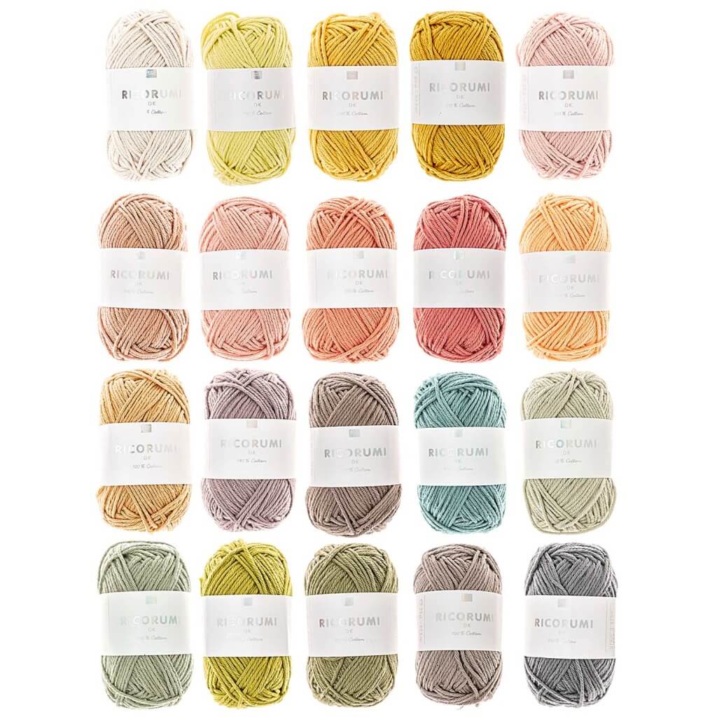 Rico Design Ricorumi Set Uni - 20 Farben Limited bei bei bei bei Lieblingsgarn