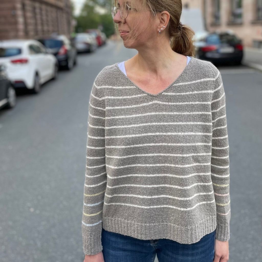 Strickauszeit Ringa Pullover Strickanleitung - Strickauszeit (PDF) bei bei bei bei Lieblingsgarn