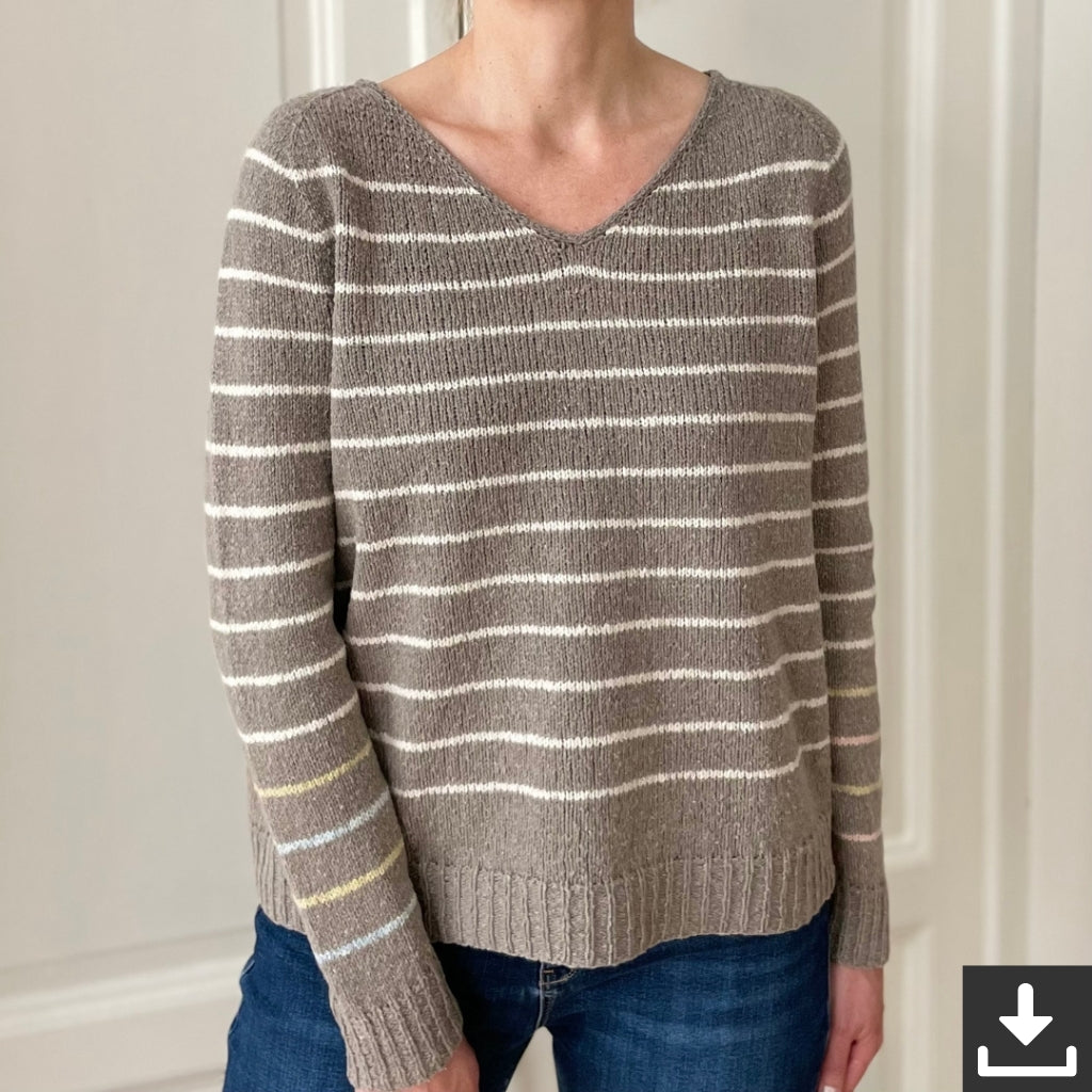 Strickauszeit Ringa Pullover Strickanleitung - Strickauszeit (PDF) bei bei bei bei Lieblingsgarn