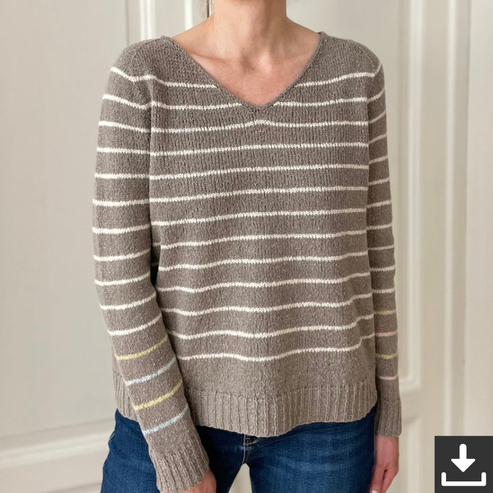 Strickauszeit Ringa Pullover Strickanleitung - Strickauszeit (PDF) bei bei bei bei Lieblingsgarn