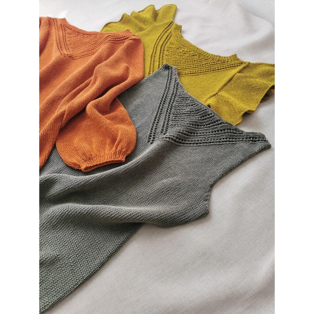 Rita Koch Bella Blouse mit Lochmuster Strickanleitung - Rita Koch (PDF) bei bei bei bei bei bei bei Lieblingsgarn