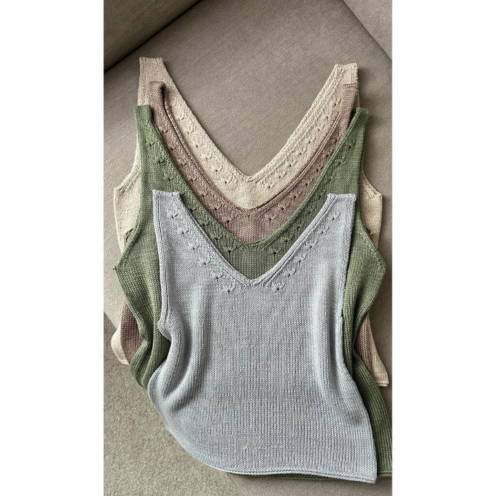 Rita Koch Fleur Top mit Blütenmuster Strickanleitung - Rita Koch (PDF) bei bei bei bei bei bei bei bei Lieblingsgarn