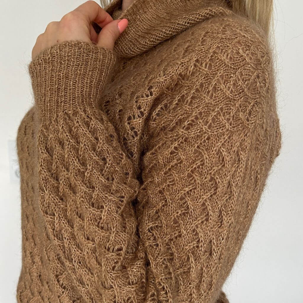 Rita Koch Josephine Sweater Pullover mit Rollkragen Strickanleitung - Rita Koch (PDF) bei bei bei bei Lieblingsgarn