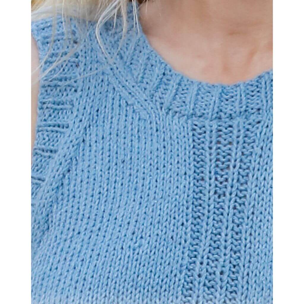 Drops Design Pattern Top River Blue Trail Strickset - Drops (PDF) bei bei bei bei bei bei bei Lieblingsgarn
