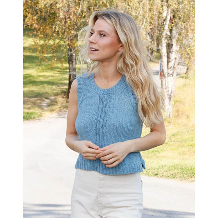 Drops Design Pattern Top River Blue Trail Strickset - Drops (PDF) bei bei bei bei bei bei bei Lieblingsgarn