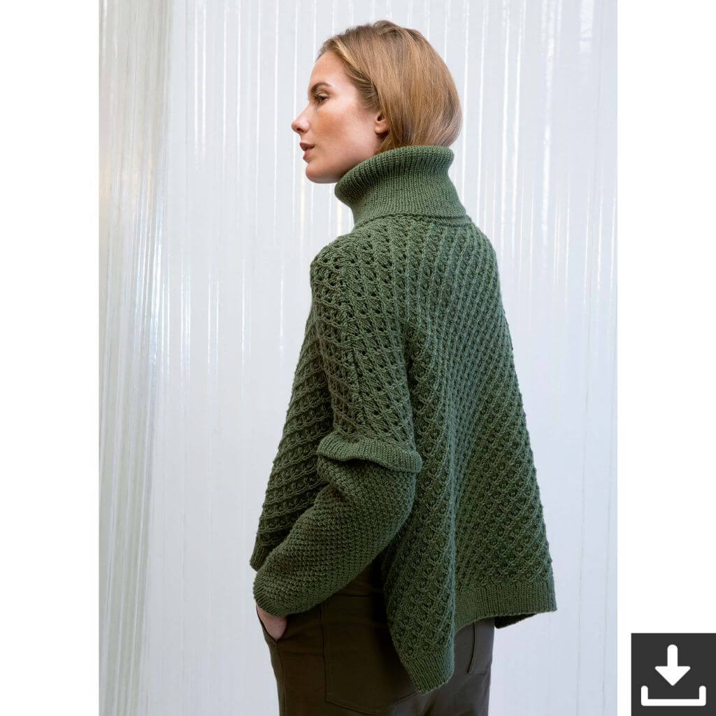 Lang Yarns Pattern Rollkragenpullover für Damen Strickanleitung - Lang Yarns (PDF) bei bei bei bei Lieblingsgarn