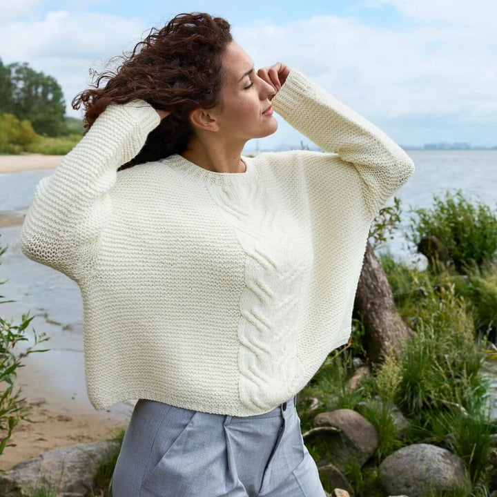 Rosy Green Wool Pullover Juhla Strickanleitung - Rosy Green Wool (PDF) bei bei bei bei Lieblingsgarn
