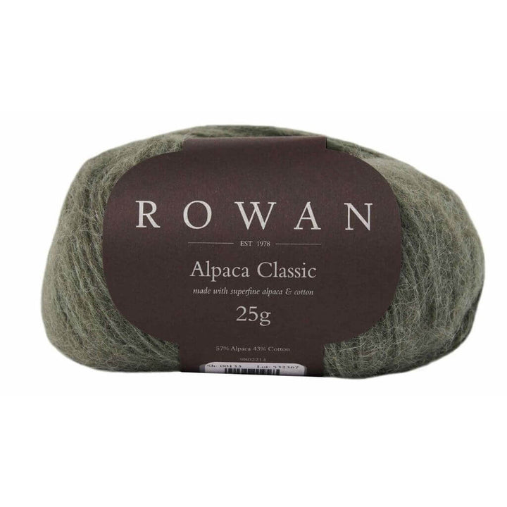 Rowan Alpaca Classic, Farbe 133 forest – Alpaka und Baumwolle bei Lieblingsgarn