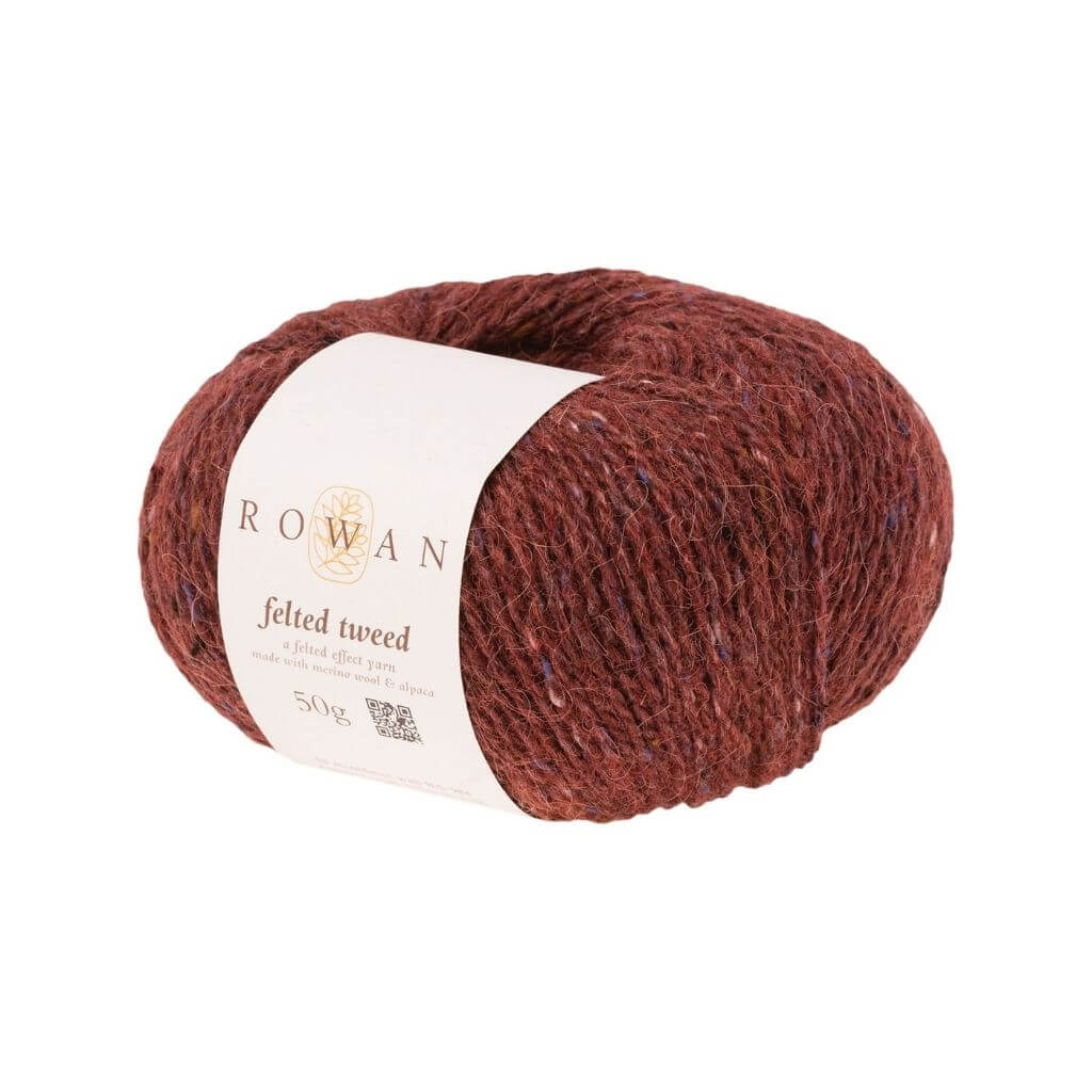 Rowan Felted Tweed, Farbe 196 red – Alpaka, Schurwolle und Viskose bei Lieblingsgarn