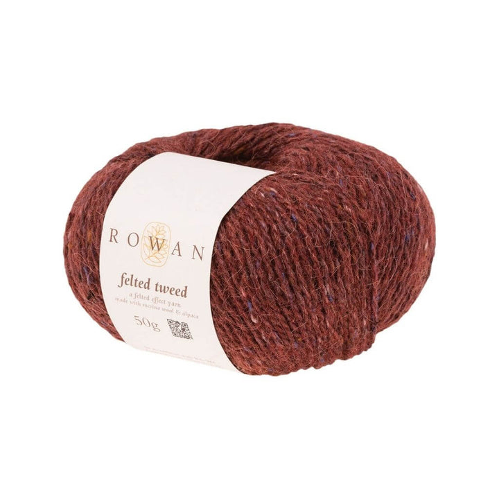 Rowan Felted Tweed, Farbe 196 red – Alpaka, Schurwolle und Viskose bei Lieblingsgarn
