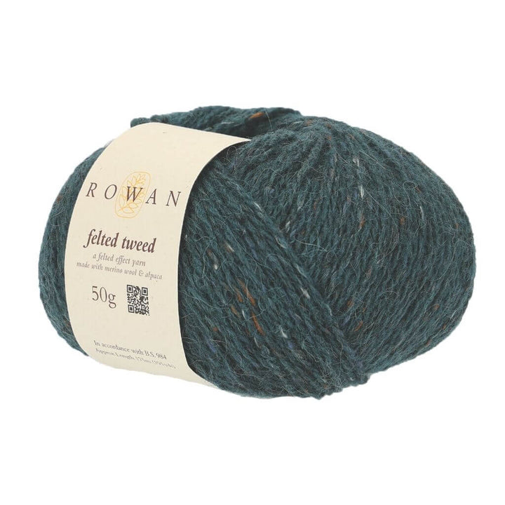 Rowan Felted Tweed, Farbe 207 bottle green – Alpaka, Schurwolle und Viskose bei Lieblingsgarn