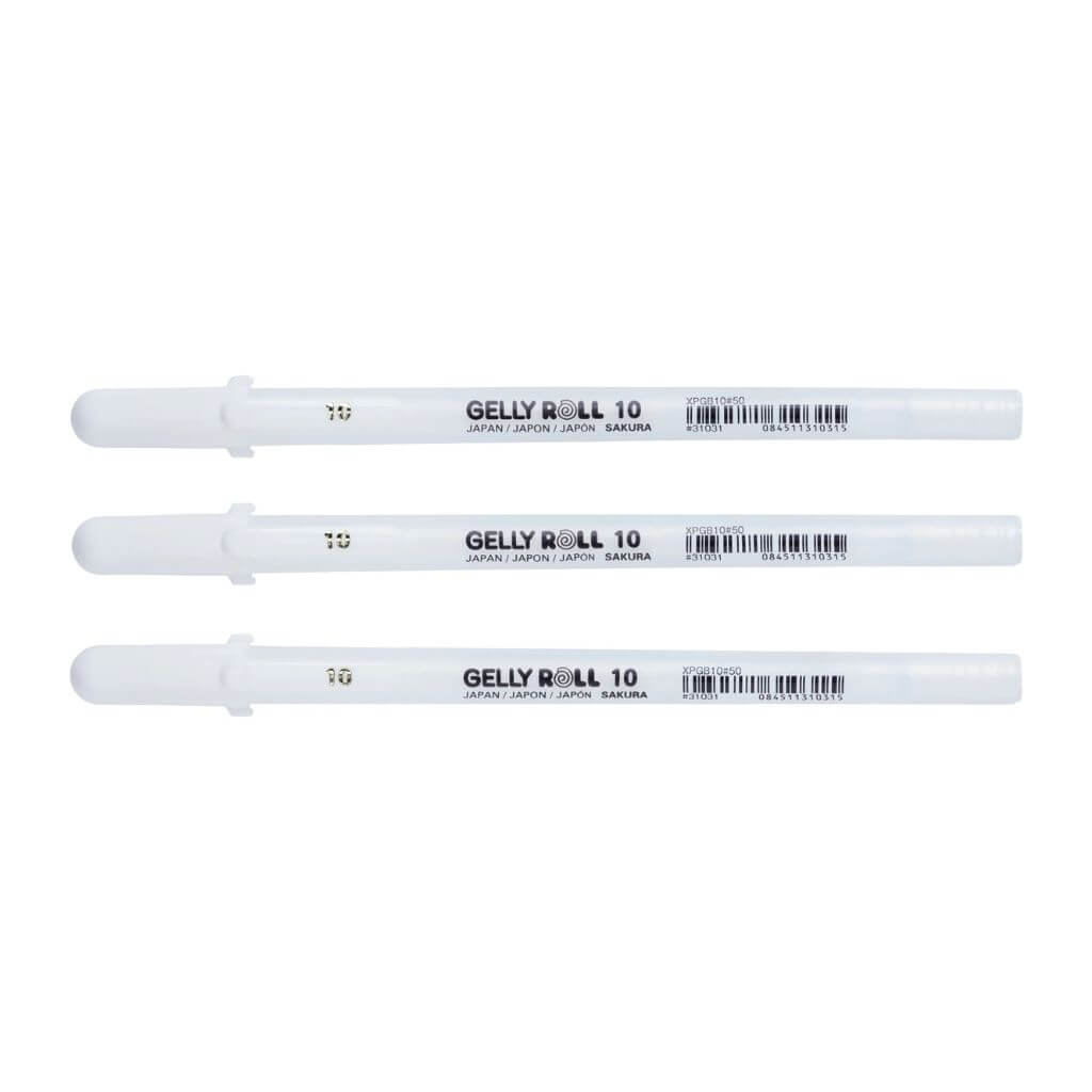 Sakura Royal Talens Gelly Roll Basic White 10 Set 3 bei bei bei bei Lieblingsgarn