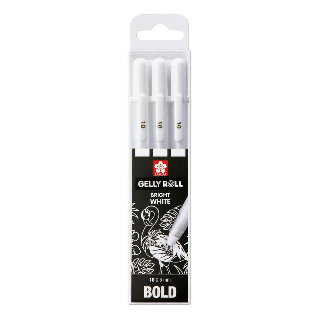 Sakura Royal Talens Gelly Roll Basic White 10 Set 3 bei bei bei bei Lieblingsgarn