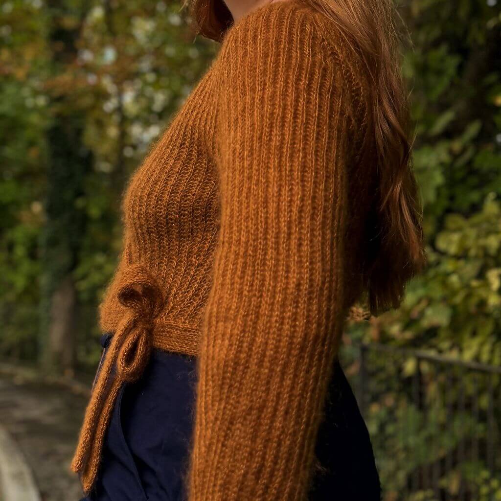 Rust Knitwear Brioche Bliss Wrap Cardigan Strickanleitung - Rust Knitwear (PDF) bei bei bei bei Lieblingsgarn