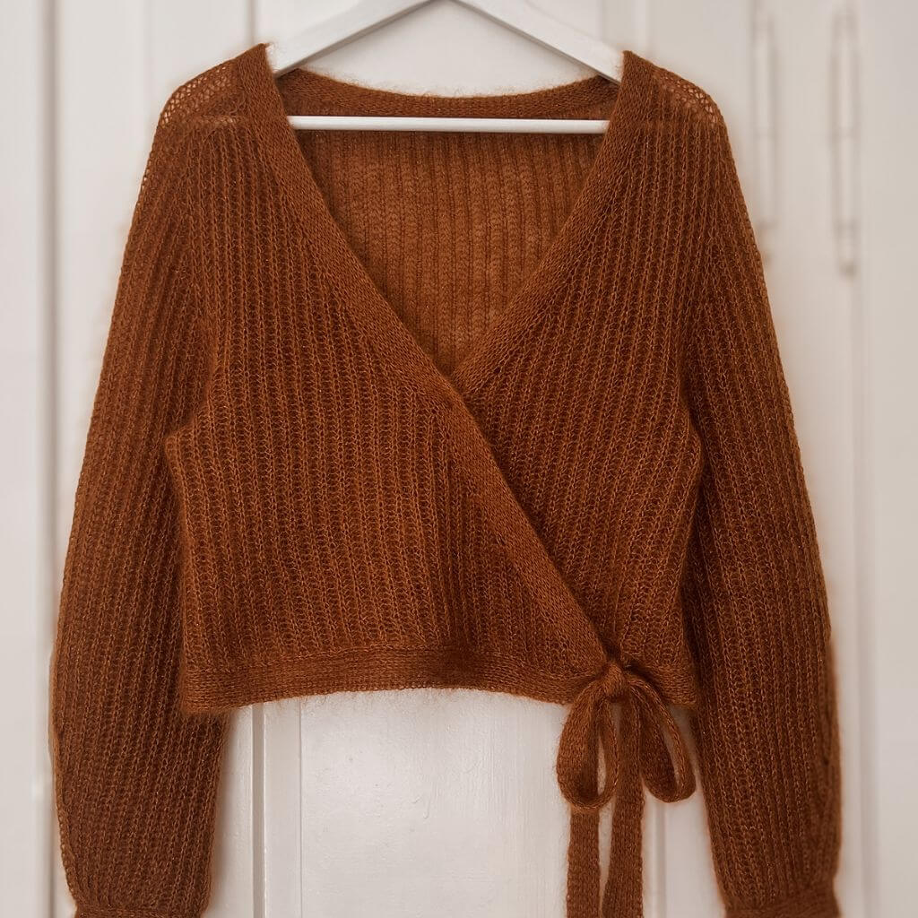 Rust Knitwear Brioche Bliss Wrap Cardigan Strickanleitung - Rust Knitwear (PDF) bei bei bei bei Lieblingsgarn