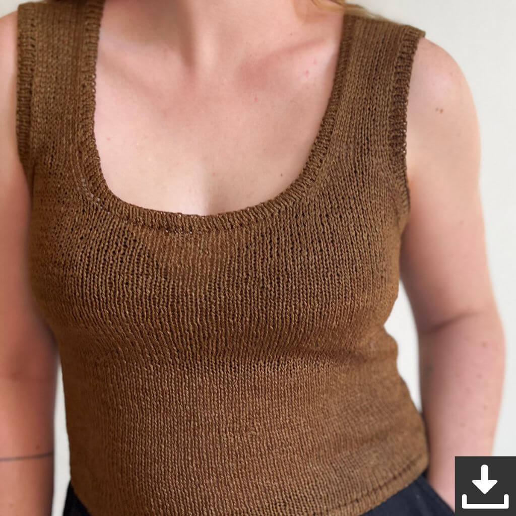 Rust Knitwear Cleo Top Strickanleitung - Rust Knitwear (PDF) bei bei bei bei Lieblingsgarn