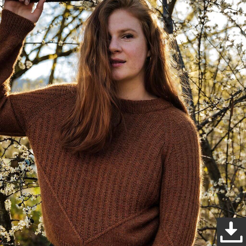 Rust Knitwear Cosmo Sweater Strickanleitung - Rust Knitwear (PDF) bei bei bei bei Lieblingsgarn