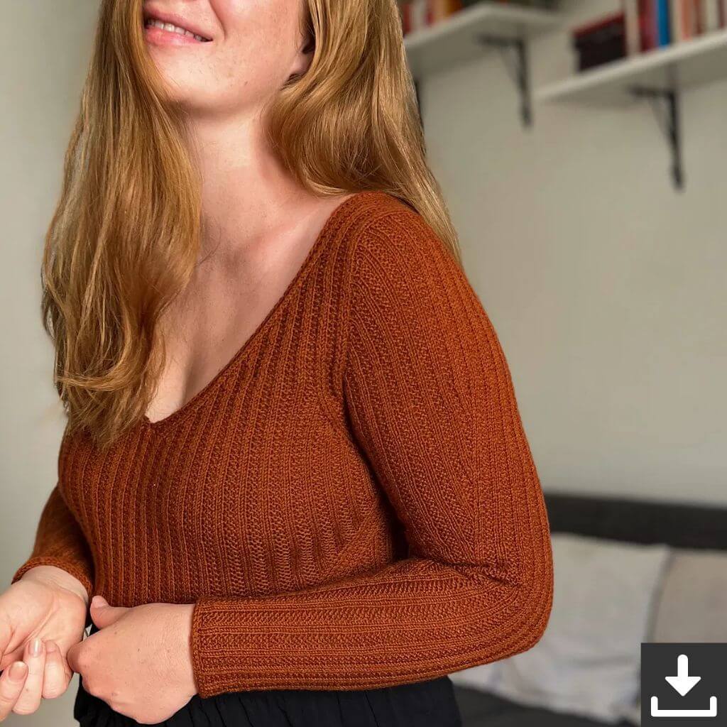 Rust Knitwear Ellie Shirt Strickanleitung - Rust Knitwear (PDF) bei bei bei bei Lieblingsgarn