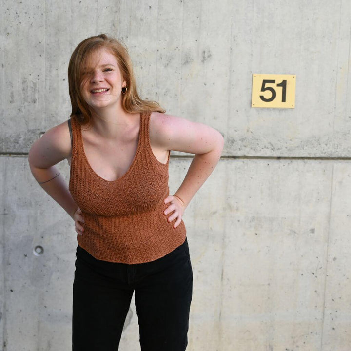 Rust Knitwear Ellie Summer Top Strickanleitung - Rust Knitwear (PDF) bei bei bei bei Lieblingsgarn