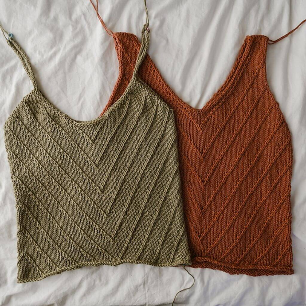 Rust Knitwear Pattern Lines Summertop Strickanleitung - Rust Knitwear (PDF) bei bei bei bei Lieblingsgarn