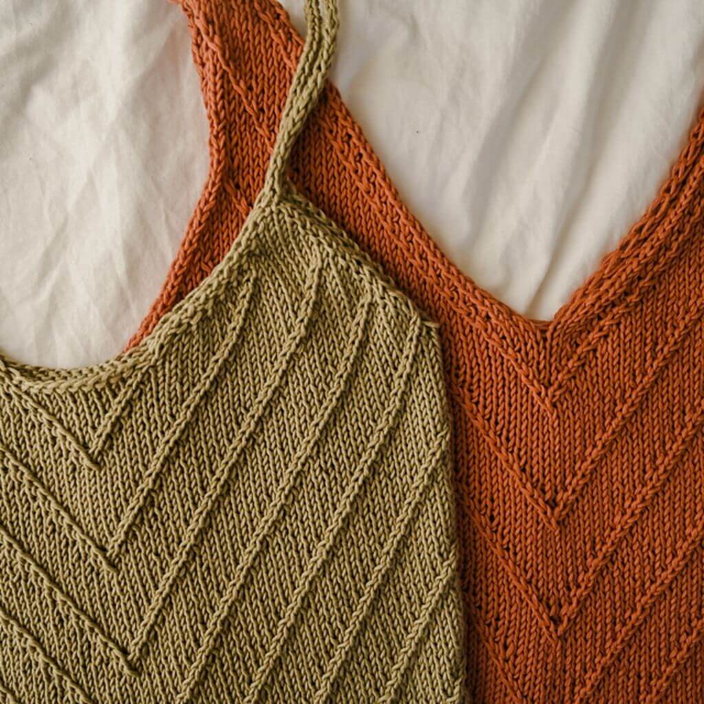 Rust Knitwear Pattern Lines Summertop Strickanleitung - Rust Knitwear (PDF) bei bei bei bei Lieblingsgarn
