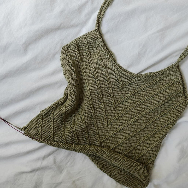 Rust Knitwear Pattern Lines Summertop Strickanleitung - Rust Knitwear (PDF) bei bei bei bei Lieblingsgarn