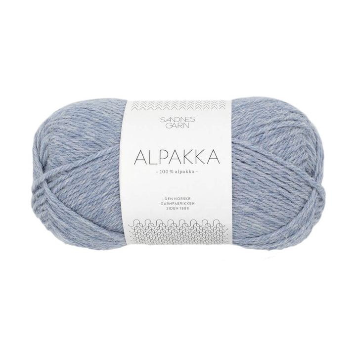 Sandnes Garn Alpakka 50g 6221 - Lys Blåmelert bei bei bei bei Lieblingsgarn